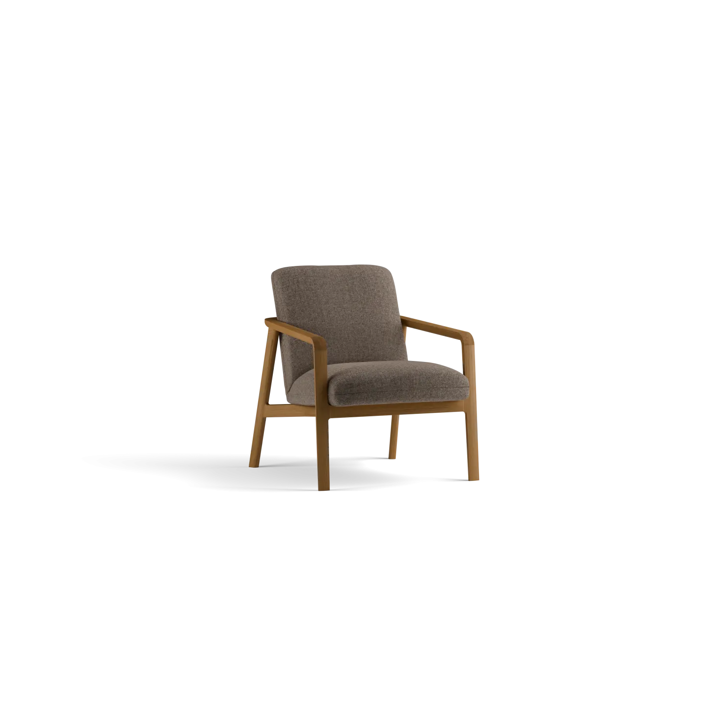 Fauteuil Ketil(Wollstoff Tano natur, Eiche)