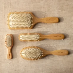 Haarbürste ovalca. 23 cm, Buchenholz, Naturkautschuk