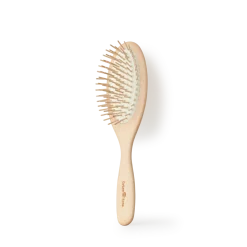 Haarbürste ovalca. 23 cm, Buchenholz, Naturkautschuk