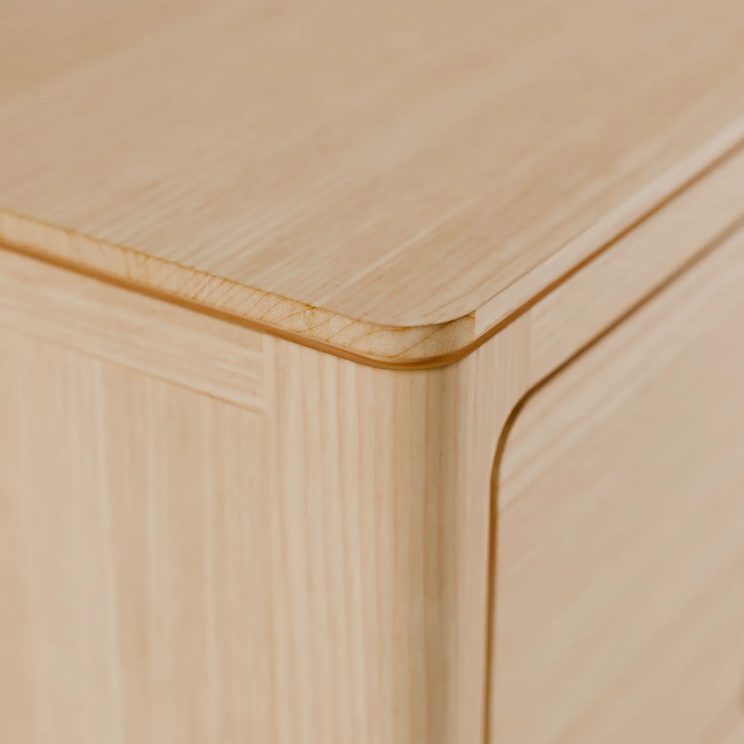 Highboard Tenso(Esche, 5 Laden, 70,2)