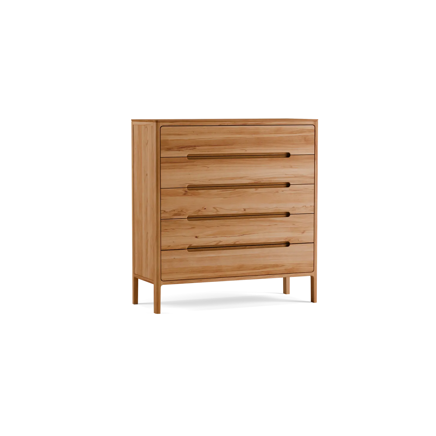 Highboard Tenso(Kernbuche, 5 Laden, 100,2)