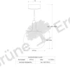 Hängeleuchte Tando(Eiche, ø 17 cm)