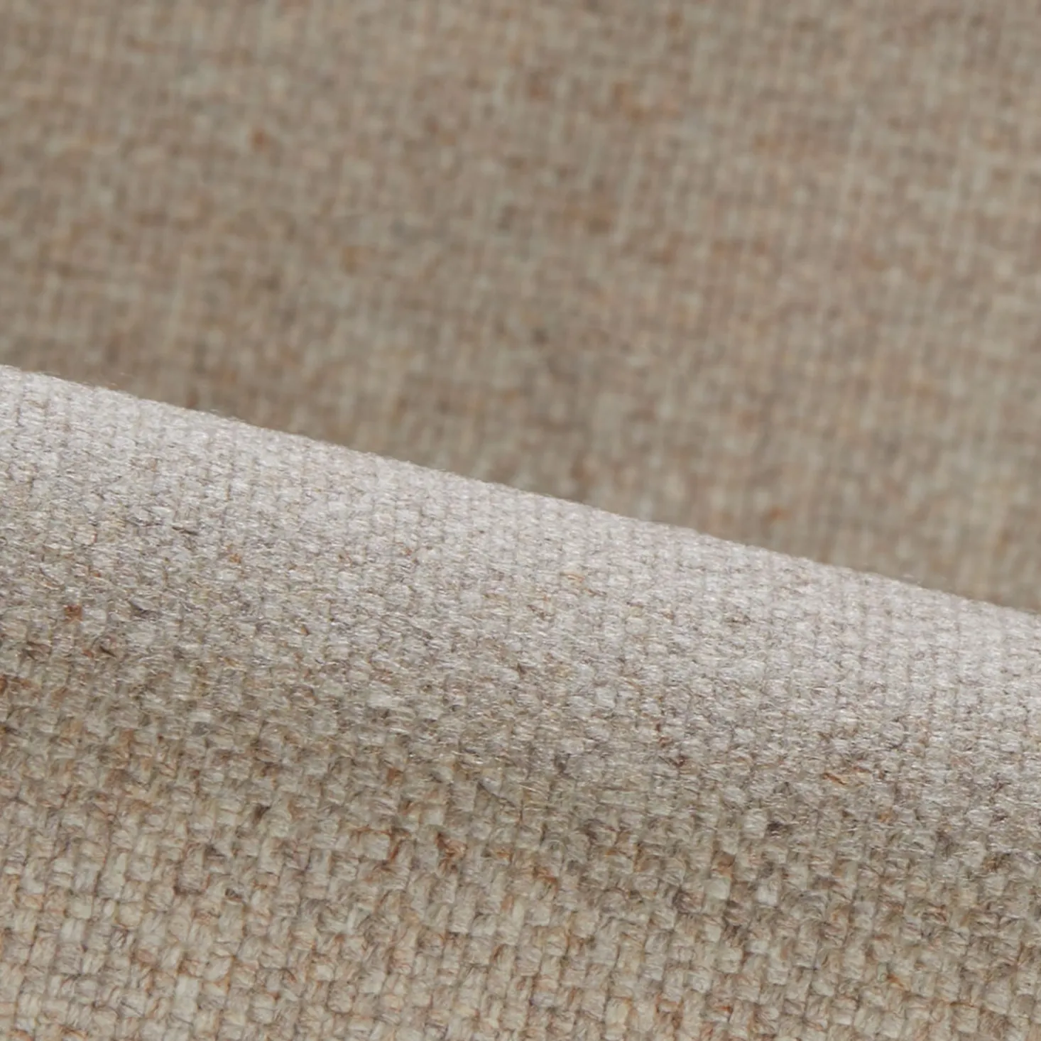 Hocker Ketil(Wollstoff Kaland Sand, Buche)