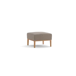 Hocker Lorea(Wollstoff Tano natur, Buche, B60 x T60 cm)