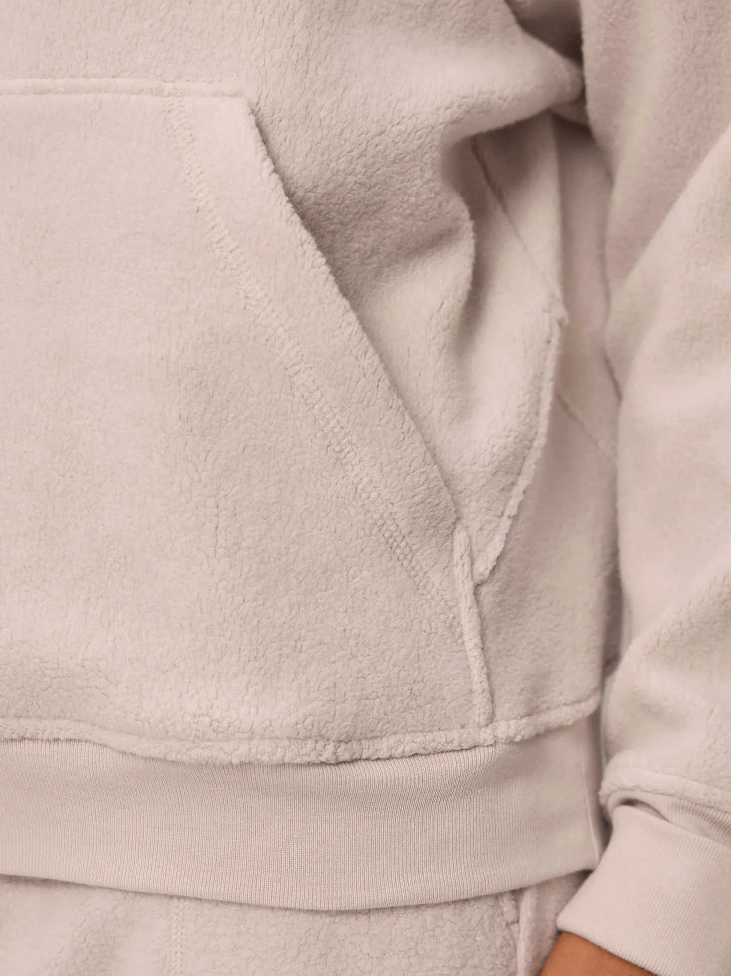 Hoodie aus Bio Baumwolle(stein, M)