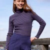 Hose aus Bio-Baumwolle(royalblau, 34)