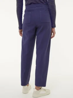 Hose aus Bio-Baumwolle(royalblau, 34)