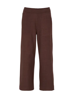 Hose aus Bio Leinen/Baumwolle(chocolate, 38)