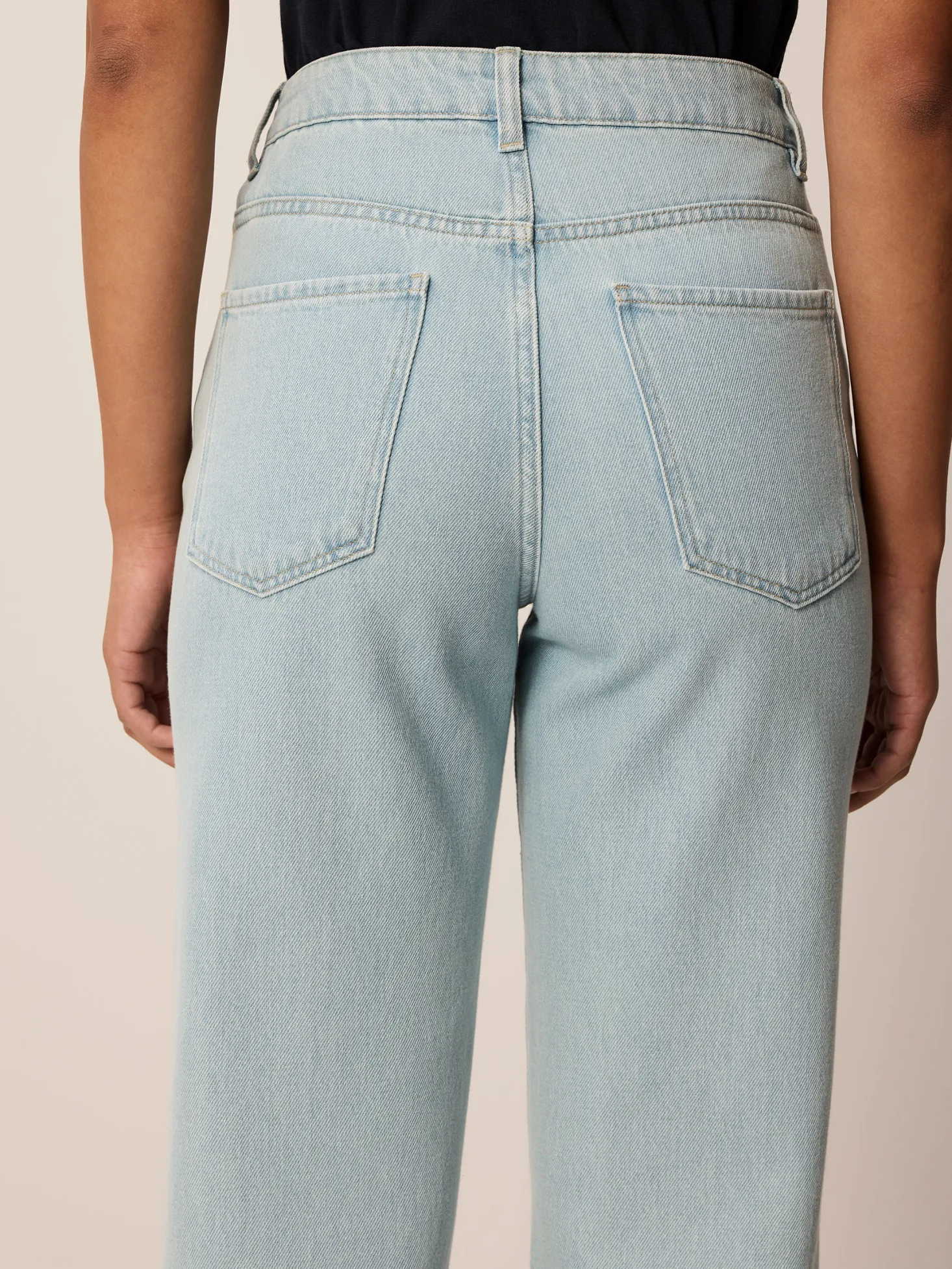 Jeans straight100 % Bio-Baumwolle (light blue denim, 38)
