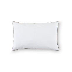 Kissenüberzug Edna100 % Baumwolle, Perkal (weiss/nougat, 40 x 80 cm)