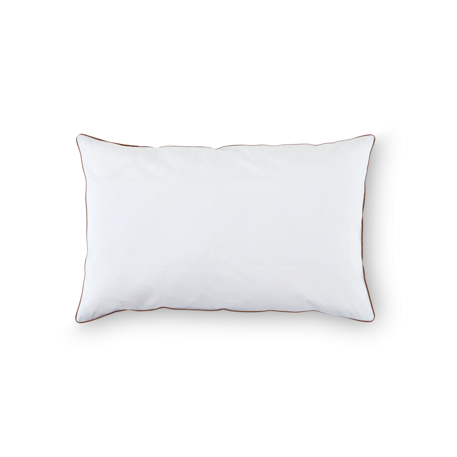 Kissenüberzug Edna100 % Baumwolle, Perkal (weiss/nougat, 40 x 80 cm)
