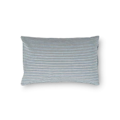 Kissenüberzug Elif100 % Baumwolle, Renforcé, GOTS (atlantik, 40 x 60 cm)