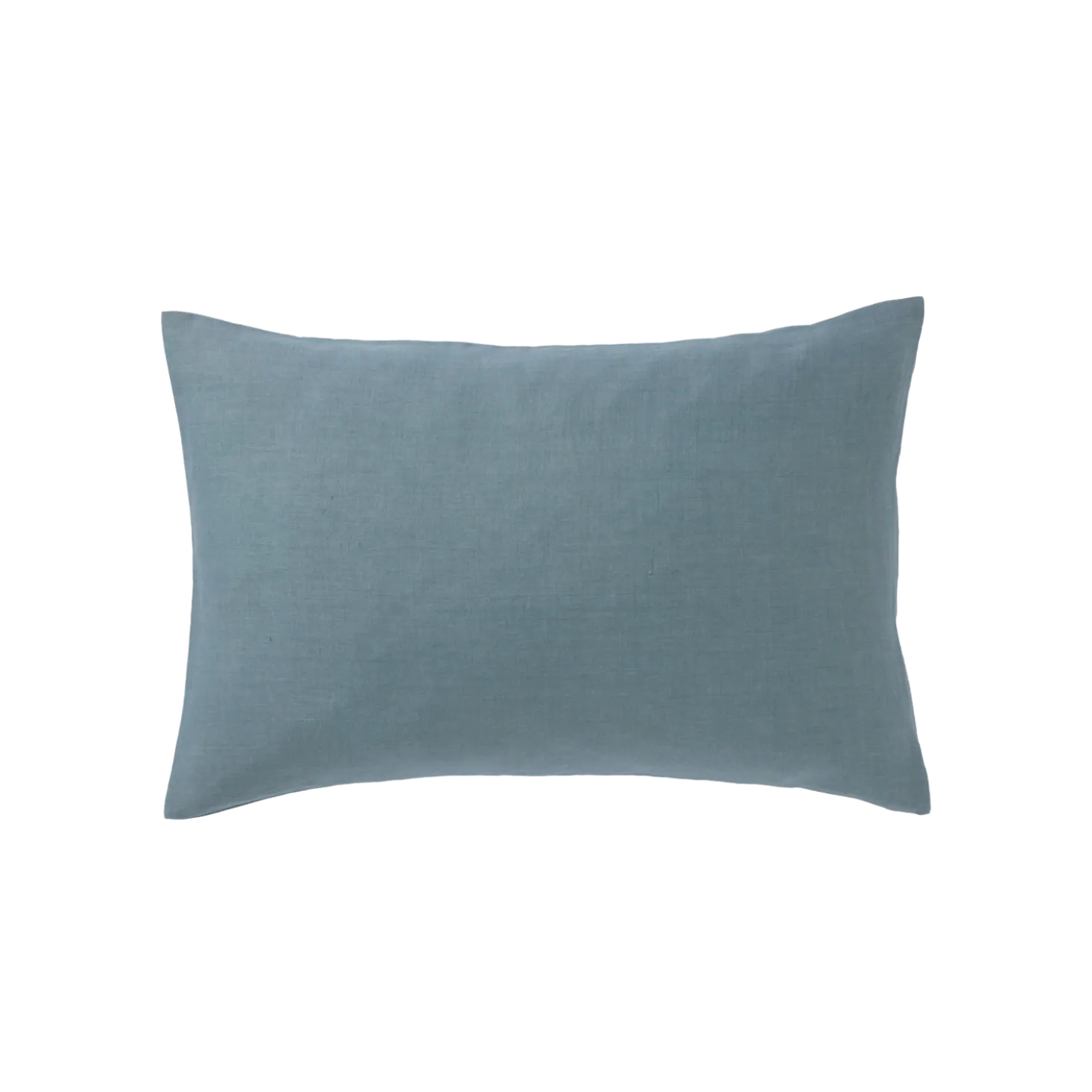 Kissenüberzug Luisa100 % Leinen, GOTS (blaugrau, 40 x 60 cm)