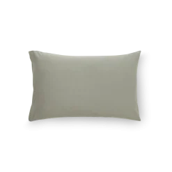 Kissenüberzug Sarah100 % Baumwolle, Jersey, GOTS (olive, 80 x 80 cm)