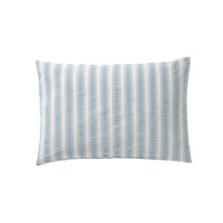 Kissenüberzug Stella100 % Baumwolle, Seersucker, GOTS (pastellblau, 40 x 60 cm)