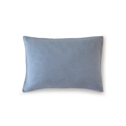 Kissenüberzug Vigo100 % Baumwolle, Edelflanell, GOTS (taubenblau, 40 x 60 cm)