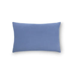 Kissenüberzug Vivien100 % Baumwolle, Musselin, GOTS (blau, 40 x 60 cm)