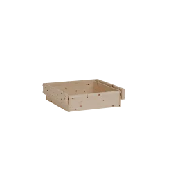 Kleiderschrank KuramiLade inkl. 2 Stk. Führungen (Zirbe, Abteil A)