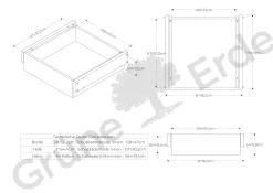 Kleiderschrank KuramiLade inkl. 2 Stk. Führungen (Buche, Abteil A)