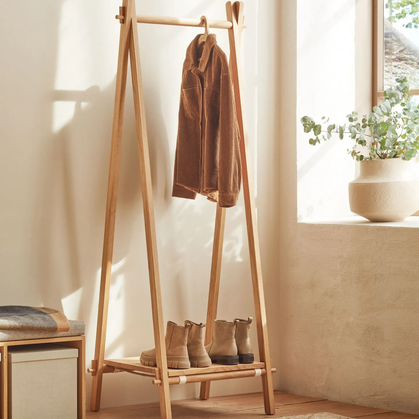 Kleiderständer Jukai Pur(Buche, Basis 60 cm)