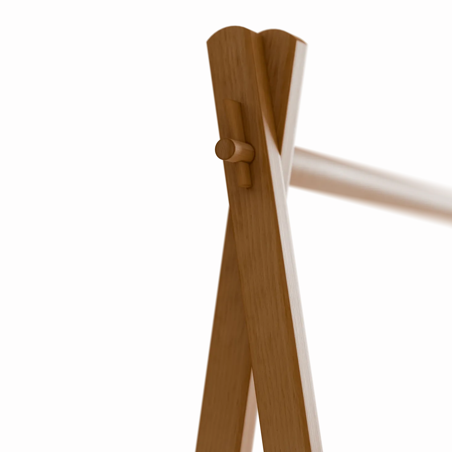 Kleiderständer Jukai Purmit Ablageboard und Hängefächer (Buche)