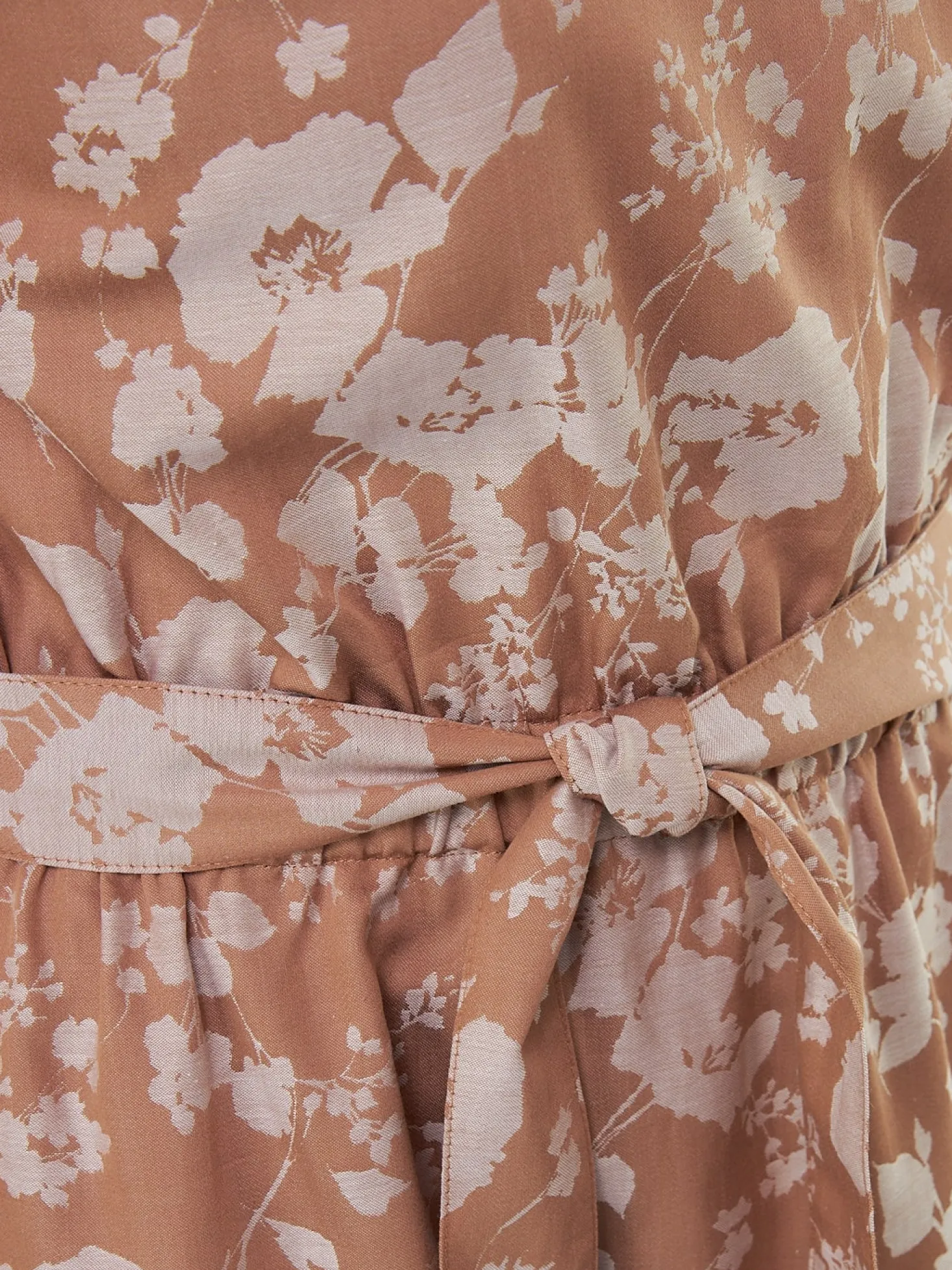 Kleid kurzarm aus Bio Baumwolle(macchiato, 38)