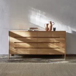 Kommode Tenso mit 8 Laden(Kernbuche)