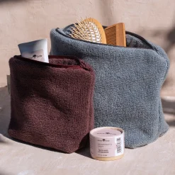 Kosmetiktasche Anea100 % Baumwolle, GOTS (pflaume, maxi)