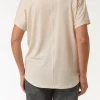 Kurzarmshirt aus Bio Baumwolle/Hanf(natur, 42)