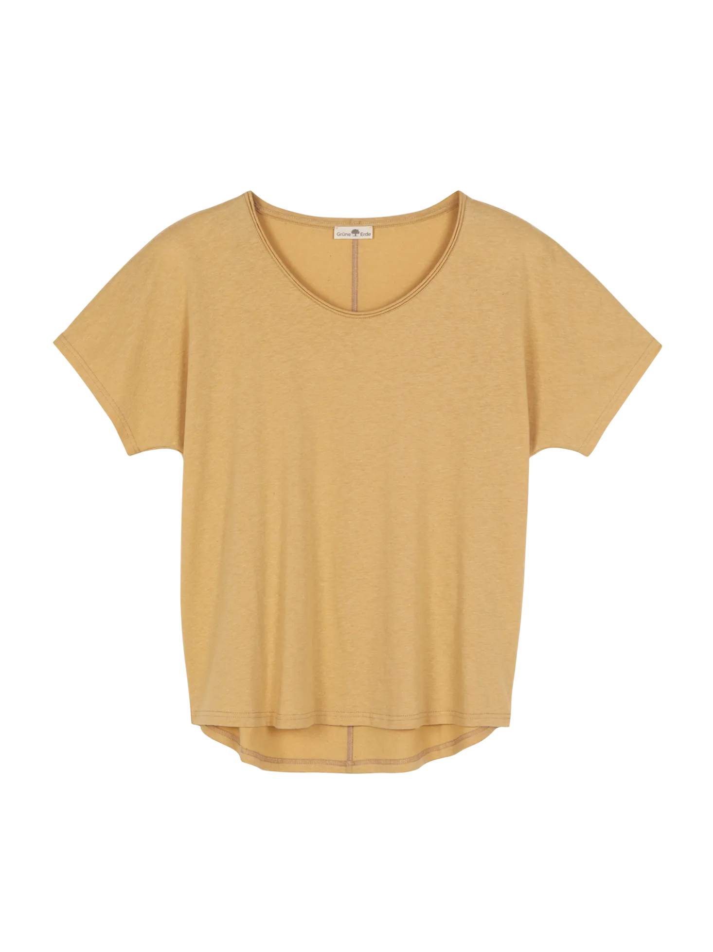 Kurzarmshirt aus Bio Baumwolle/Hanf(rattan, 36)