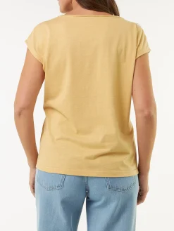 Kurzarmshirt aus Bio Baumwolle/Hanf(rattan, 40)