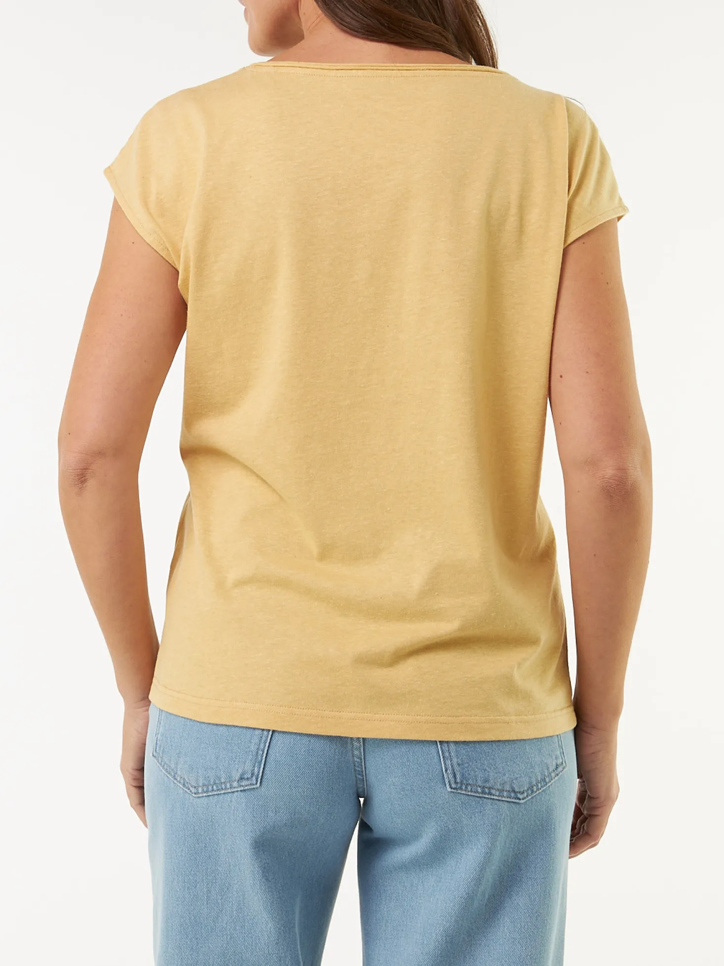 Kurzarmshirt aus Bio Baumwolle/Hanf(rattan, 40)