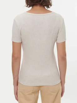 Kurzarmshirt100 % Bio-Baumwolle (natur melange, XL)