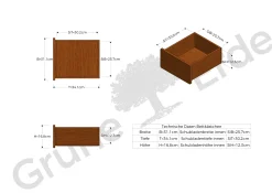 Lade für Ablagebox Almeno(Buche)