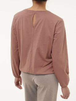 Langarmshirt aus Bio Baumwolle(cappuccino, XS)