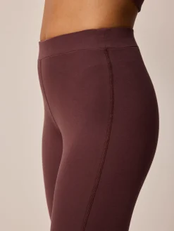 Legging aus Bio Baumwolle(chocolat, 36)