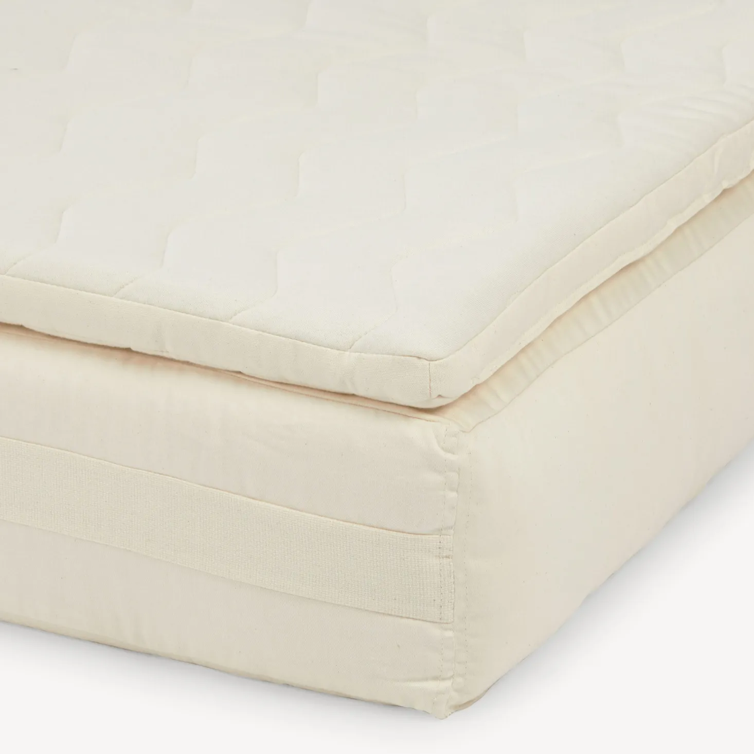 Matratzentopper "Der Komfortable" Naturlatex/Baumwolle/Hanf/Nesselfaser(80 x 200 cm)