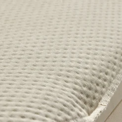 OUTLET Doppelstrickauflage100 % Baumwolle, mit elastischen Eckbändern (90 x 200 cm)