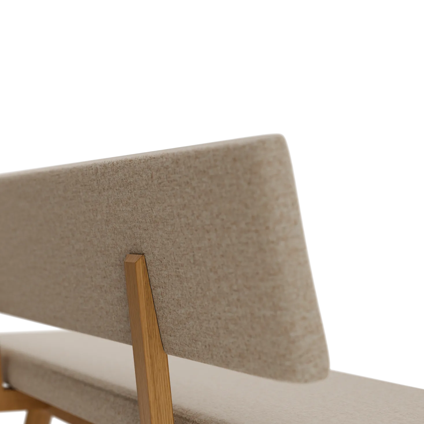 Polsterbank Mirato(Wollstoff Stavang sand, 180 cm, Eiche)