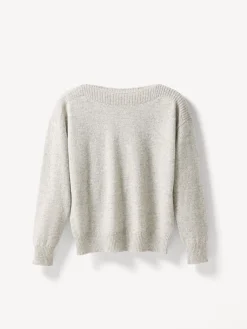 Pullover aus Alpakawolle(grau melange, XS)
