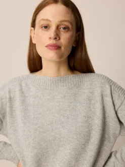 Pullover aus Alpakawolle(grau melange, XS)