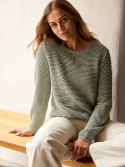 Pullover aus Bio Baumwolle(offwhite, L)
