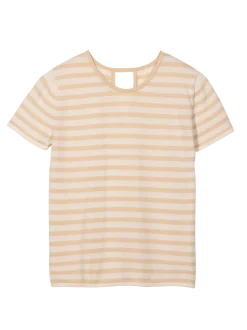 Pullover aus Bio Baumwolle(offwhite/dijon ringel, S)