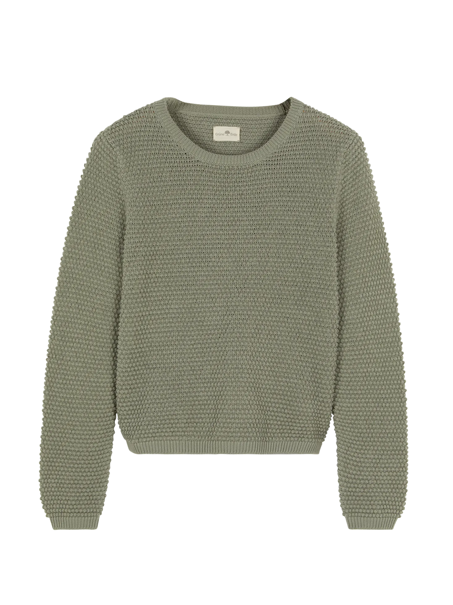 Pullover aus Bio Baumwolle(seegras, XL)