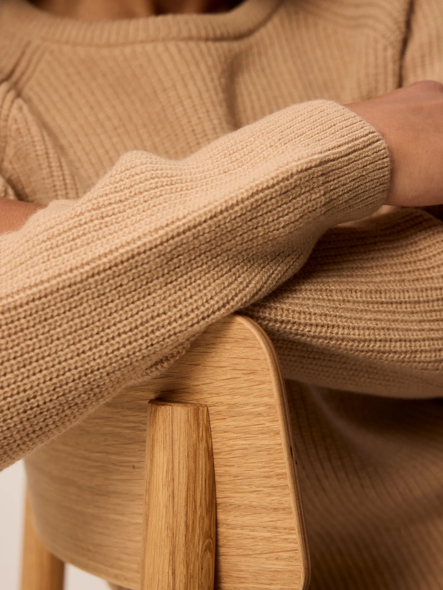Pullover aus Bio Baumwolle und Wolle(dinkel, XL)