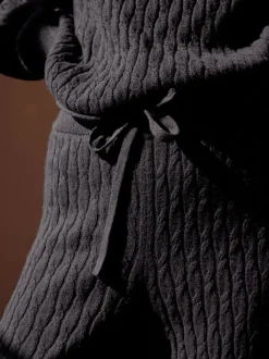 Pullover aus Bio-Baumwolle und Wolle(schwarz, XS)