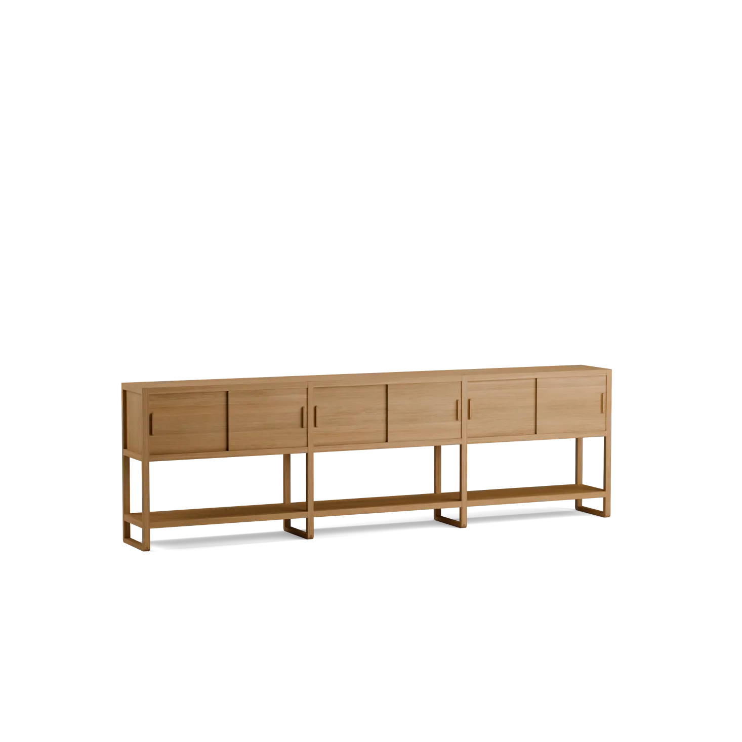 Regal QuintumVariante 9, B 2930 x T 360 x H 890 mm (Eiche)