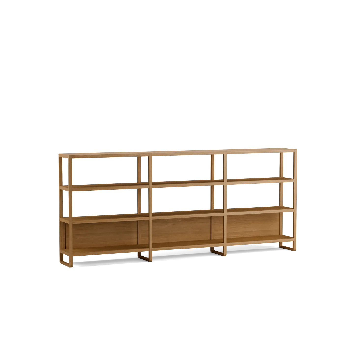 Regal QuintumVariante 10, B 2930 x T 360 x H 1255 mm (Eiche)