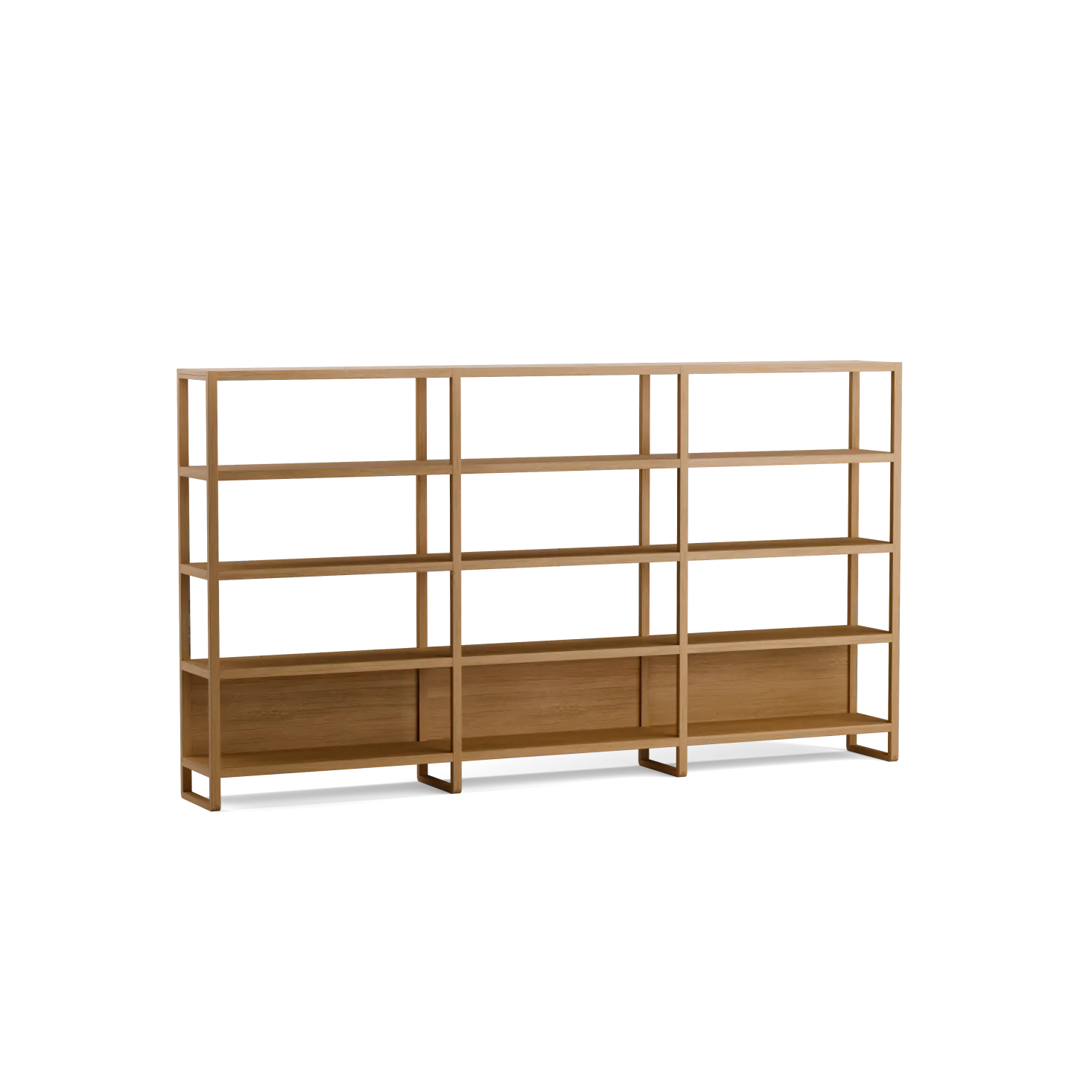 Regal QuintumVariante 12, B 2930 x T 360 x H 1620 mm (Eiche)