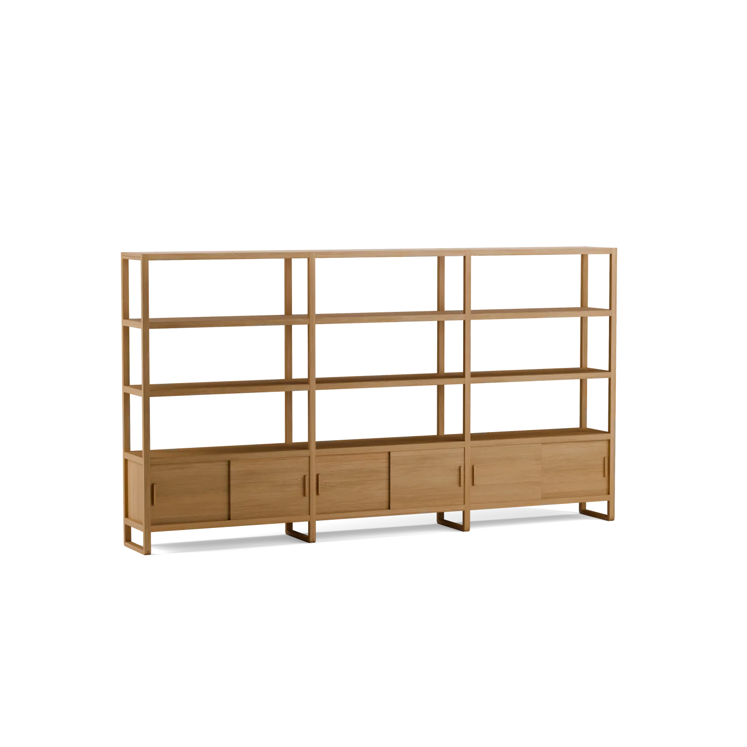 Regal QuintumVariante 14, B 2930 x T 360 x H 1620 mm (Eiche)